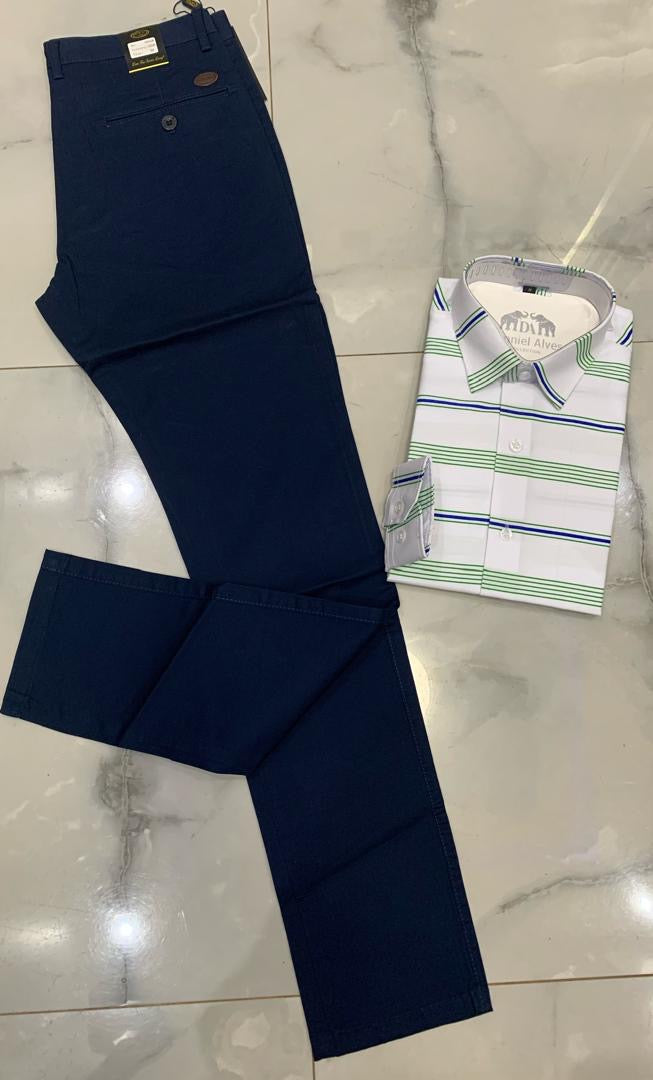 Ensemble Chemise + kaki