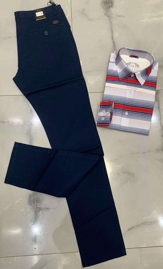Ensemble Chemise + kaki