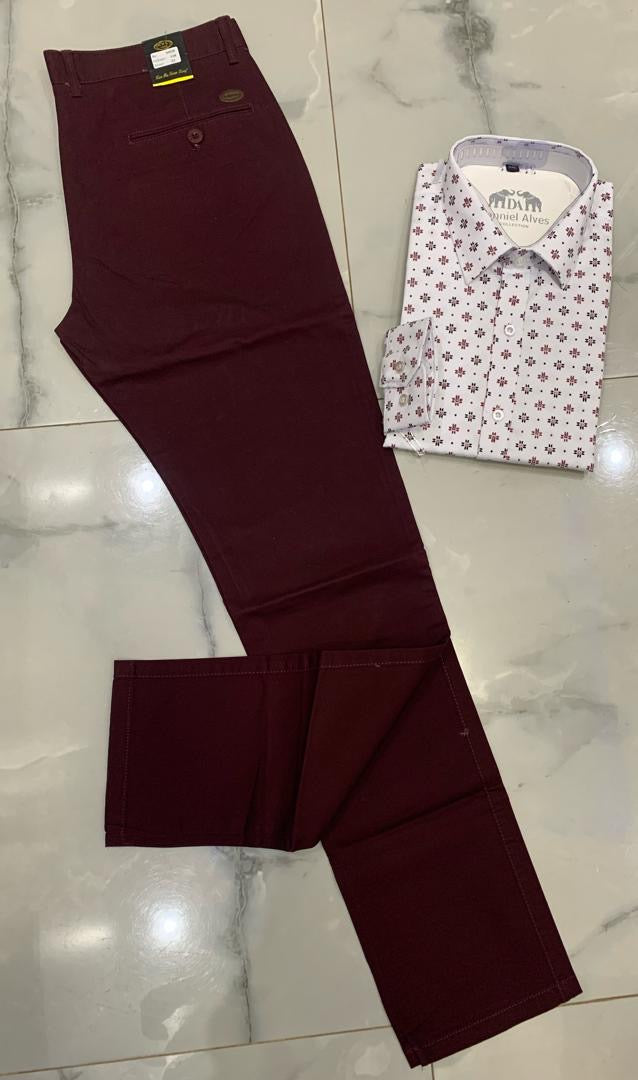Ensemble Chemise + kaki
