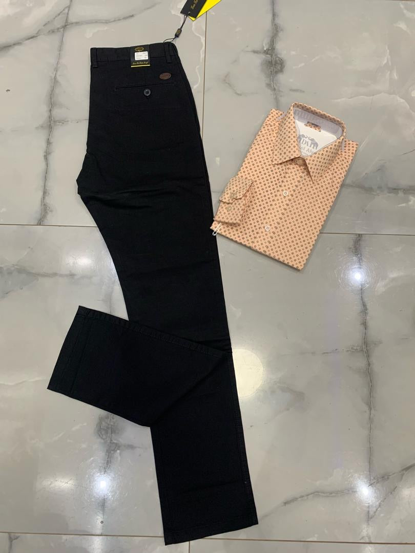 Ensemble Chemise + kaki