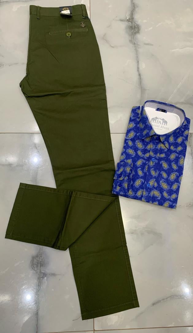 Ensemble Chemise + kaki